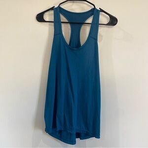 Blue Racerback Tank Top